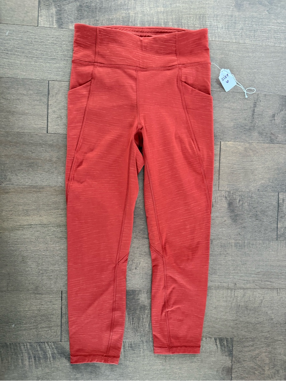 lululemon athletica Women's High-Waist Burnt Orange Leggings